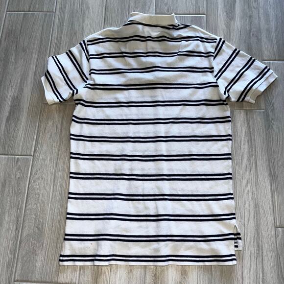 Polo By Ralph Lauren Men’s XL Blue White Striped Polo Shitt - Picture 4 of 4